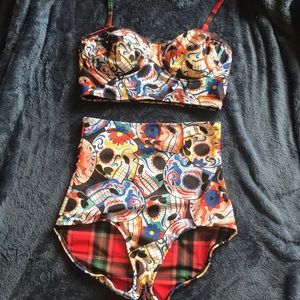 Day of the dead bikini